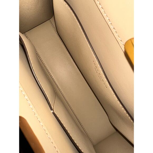 Tory Burch Lee Radziwill Bag Small Brown with Gold Hardware - Picture 10 of 16